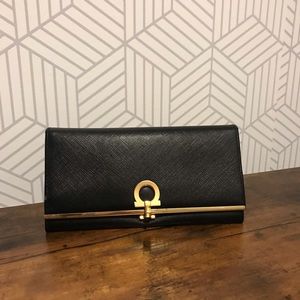Salvatore Ferragamo Gancini Continental Wallet